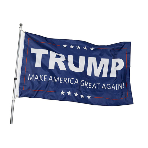 Retail Advertising Equipment Donald Trump Stick Flag