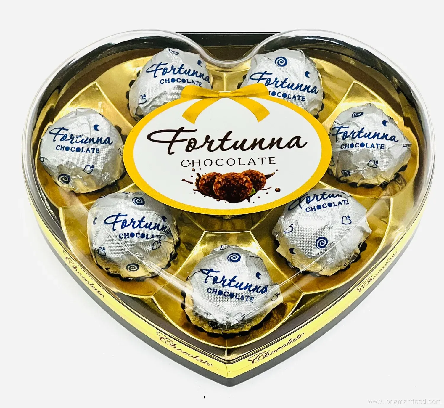 Heart-shaped Chocolate Wafer Ball Box