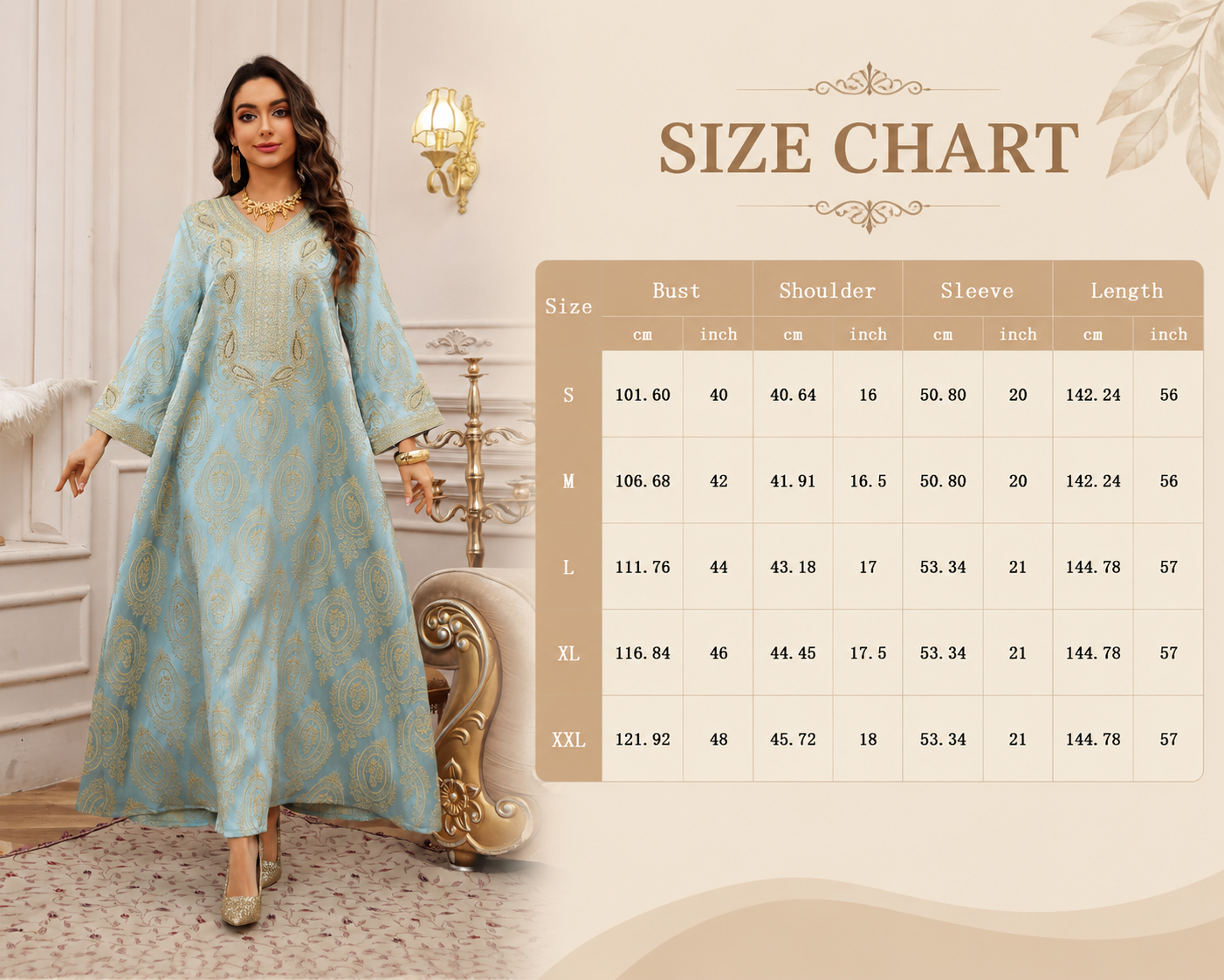 Jacquard Fabric Luxury Evening Abaya Dress