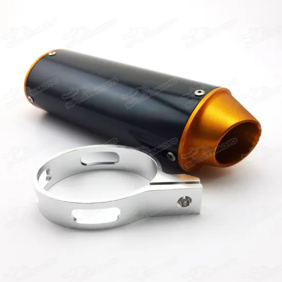 38mm CNC Exhaust Muffler For 125cc 140cc 150cc 160cc CRF50 KLX Pit Dirt Bike