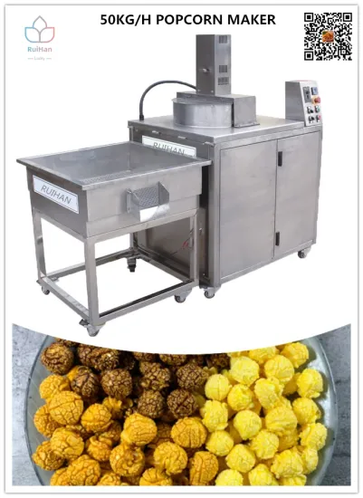 Sweet popcorn machinery for commercial use