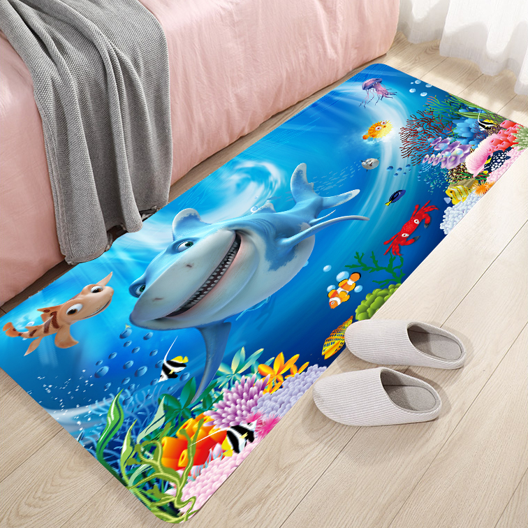 antiskid Washable bathroom rugs- 2-4