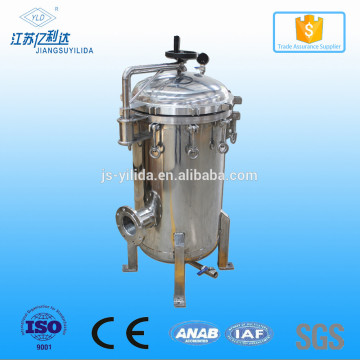 Industrial Stainless Steel 5 Micron Bag Filter Housing For Water Purification