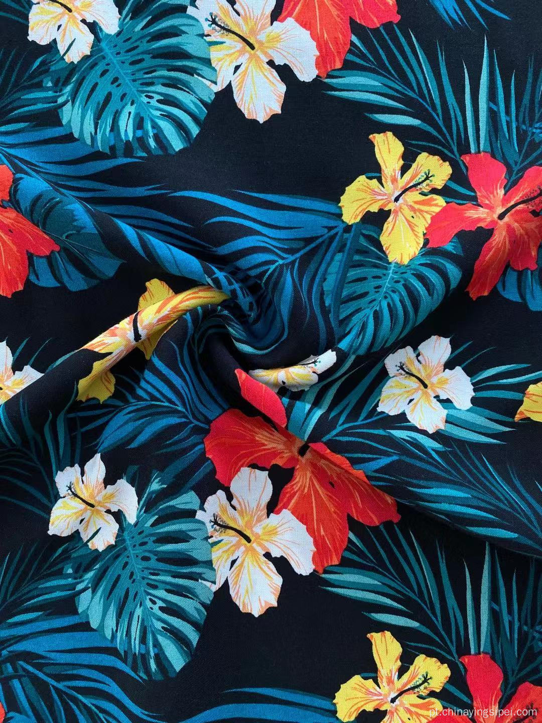 Lote de estoque de boa qualidade Rayon/Viscose Terby Print Fabric