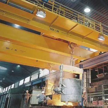 5t से 74T भारी शुल्क डबल गर्डर मेटालर्जिकल ओवरहेड क्रेन
