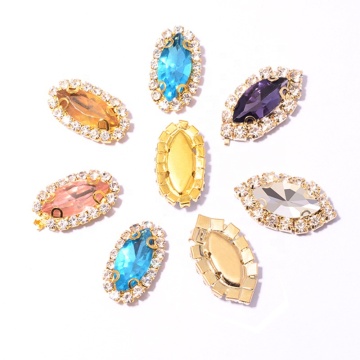 Wholesale Horse-Shaped Rhinestone Buttons: Cup Crystal Glass Rhinestones for Hand Sewing