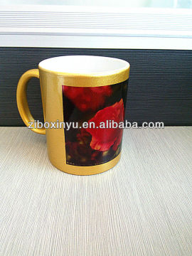 ZIBO XINYU XY-016 Popular Special Personalised Golden Ceramic Mug
