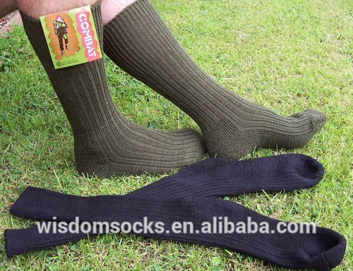 84N knit high quality Men wool Army socks