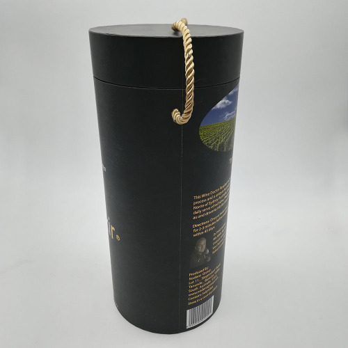 Security Paper Wine Cylinder Packaging Box
