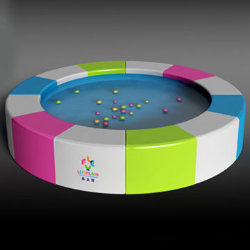 Children's round water bed, suitable for indoor playground, under 130cm, 20W power