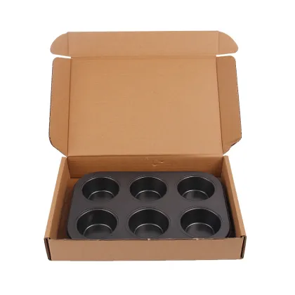 6 Non-Stick Cake Moulds for Egg Tarts and Cheesecakes