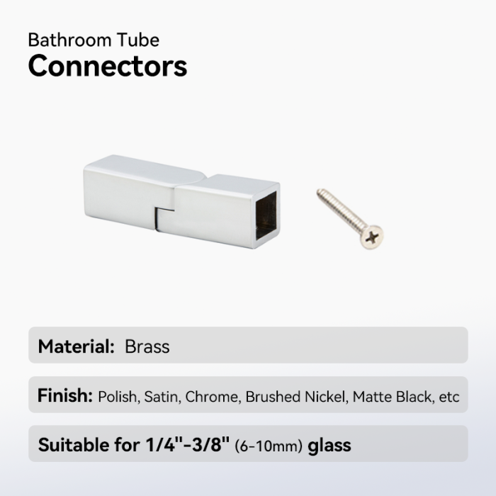 SVA-B0375C Duş Odası Cam Çubuk Sabitleyici Bar Aksesuarları