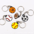 Egg-Shaped Silicone PVC Pop Keychain Unisex Fidget Toy and Food-Themed Keyring
