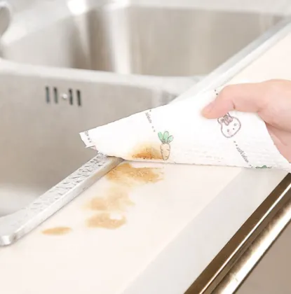 Kitchen Towels Roll Dry Wet Tissue Paper Wipes