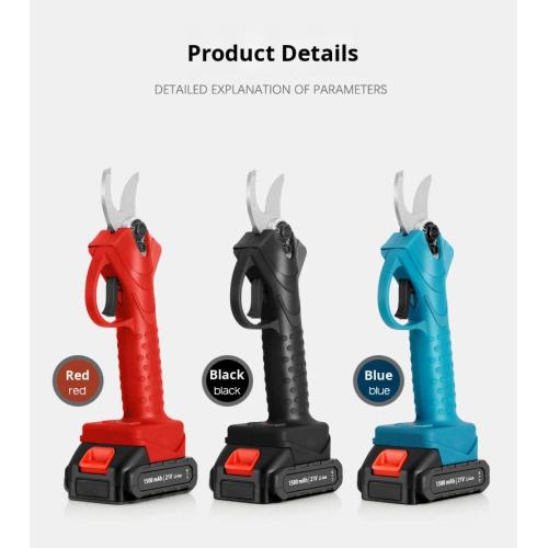 Powerful 2025 Lithium Battery Pruning Shears with LCD Display