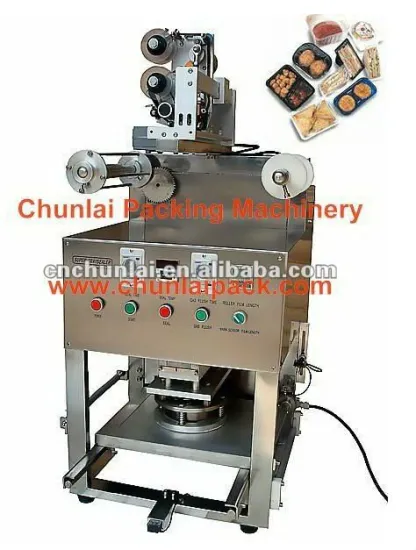 Automatic desktop pneumatic cup sealing machine (gas filling type)