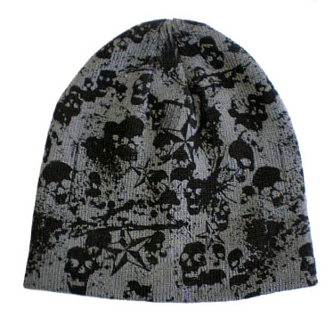 Knitted Beanie with Printing (JRK017 JRK018)