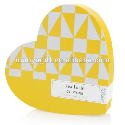 Couture Petite Heart Gift Box , Small Metal BoxTea Tin Box , Confectionery Can