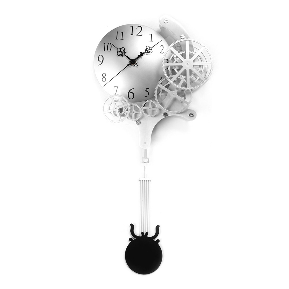 wrought iron pendulum clock