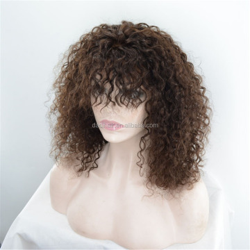 Blonde kinky curly wigs human hair afro kinky curly lace front wig, all color available
