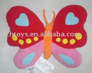 embroidery butterfly cushion