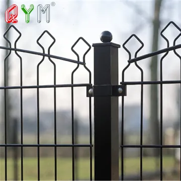 868 Fence Panel Galvanized Double Wire Fence