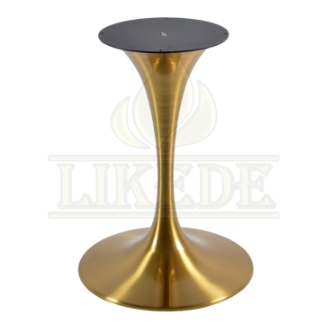 Hot Sale Metal Brass Bronze Brushed Gold SS304 Stainless Steel Tulip Table Base