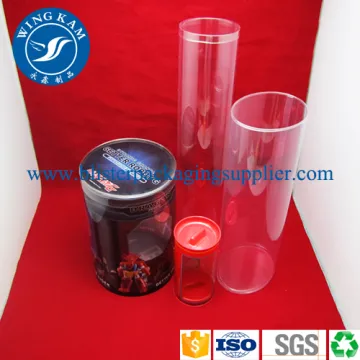 Custom Transparent Cylinder Container Packaging