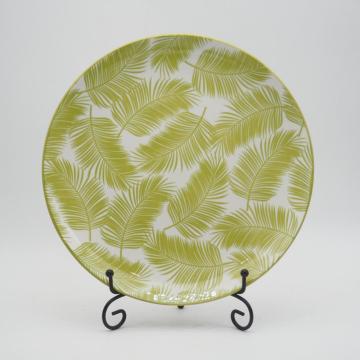 Vole de table de décalcomanie colorée 18pcs Luxury en porcelaine en porcelaine de luxe