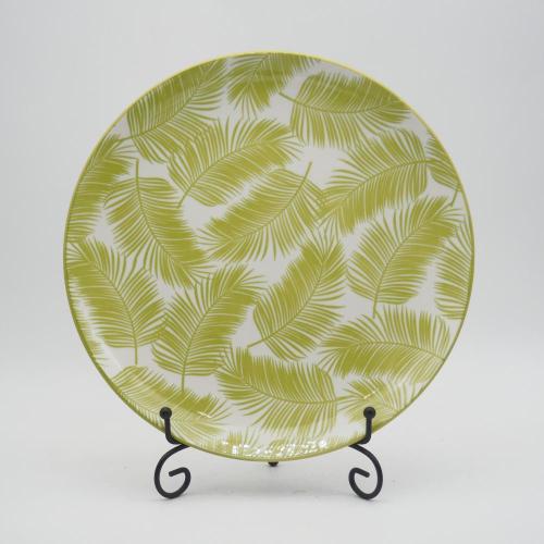 Tableware de decalques coloridos 18pcs Luxo de porcelana de porcelana de luxo