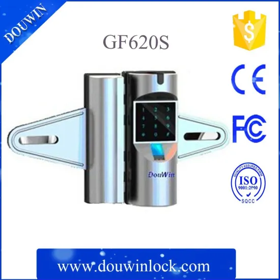 2016 remote glass door security lock for Douwin fingerprint door lock GF620S
