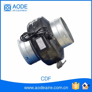 Circular inline Duct exhaust Fan for duct work in HVAC and ventilation system, CDF industrial ventilation fan