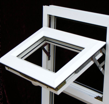 China Factory Direct Sale High Quality PVC/UPVC Vertical Top Hung Sash Window