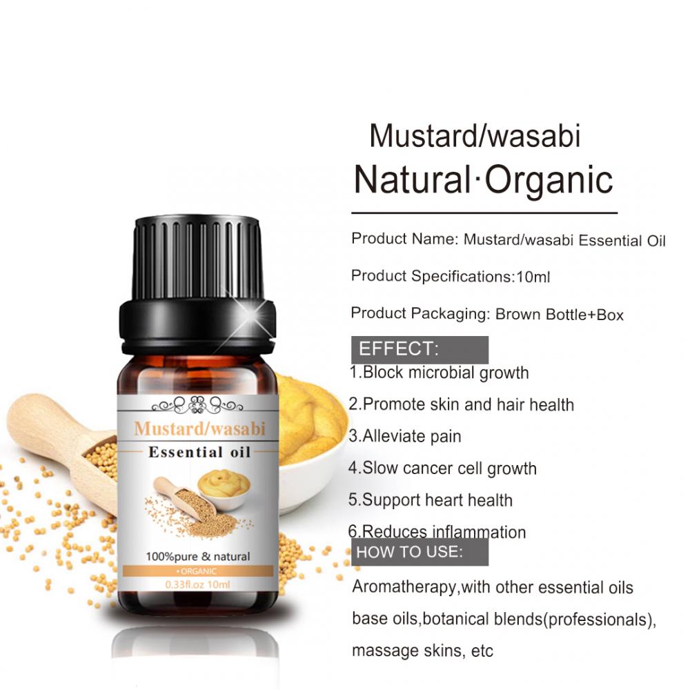 Pure mustard seed oil High Quality Natural Mustard Essential Oil