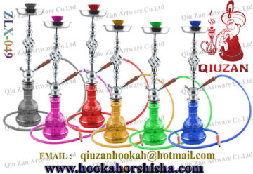 Coloured Glass Large Hookah With Plastic Shisha Hose