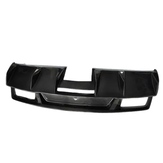 High Quality Carbon Fiber D-Style Rear Diffuser for Lamborghini Gallardo LP550 LP560 LP570 Body Kit
