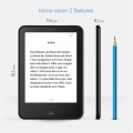 Daily waterproof Tolino Vision 2 e reader e-ink 6 inch 1024x758 touchscreen ebook Reader WiFi Tap2 cover for page turning!