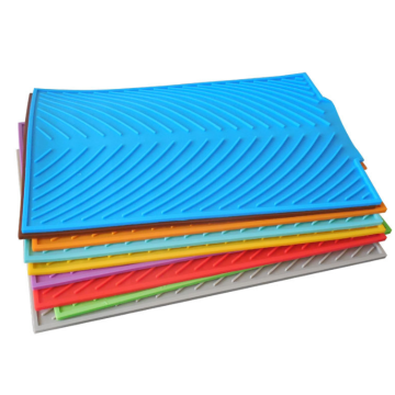 Grands tapis de séchage en silicone en silicone