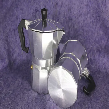 150ml Stovetop Espresso Maker Italian Moka Coffee Pots Aluminium Moka Pot
