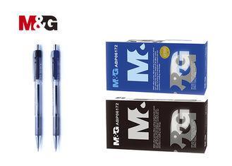 0.7mm Hexagonal Transparent Retractable Ballpoint Pen With