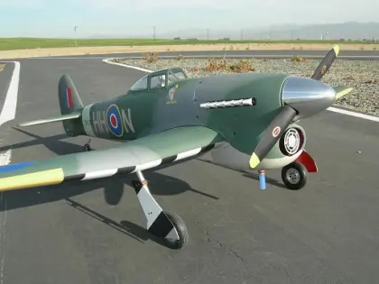 Aircraft model Hawker Typhoon