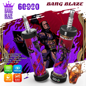 Disposable E-cigarette Bang Blaze Shisha 60000 Puffs