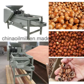 Automatic Hazelnut Processing Cracking Cracker Hazelnut Shelling Machine