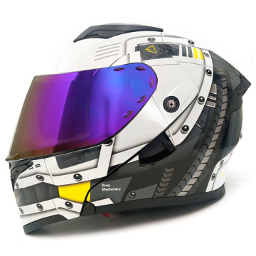 電気バイクのデュアルレンズは、オフロードヘルメットを完全に覆っています