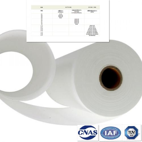 H10 HEPA fiberglass air filter paper