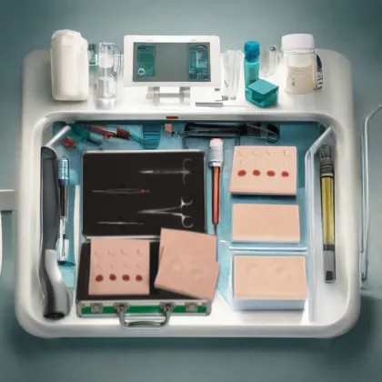 DARHMMY Medical Science Multi-Functional Minor Operation Kit for Skin Surgery Training - High Quality Medical Models