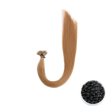 More size micro ring hair extensions 40 inc 100% russian loop micro ring silicone for beads tip hair extensions