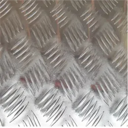 Anti skid pattern aluminum plate