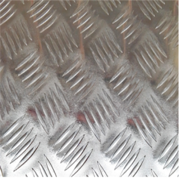 Anti skid pattern aluminum plate