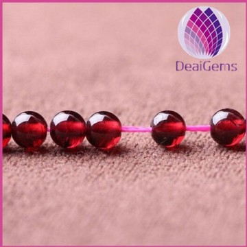 Natural garnet beads AAAA Grade 4.5 mm round loose beads wine red color gemstone beads strands